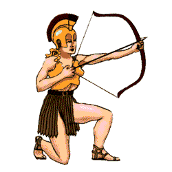 artemis bow and arrow